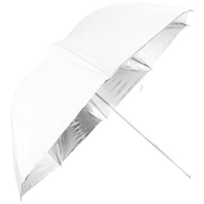 Ombrello reflex Falcon Eyes UR-32S bianco-argento 80 cm