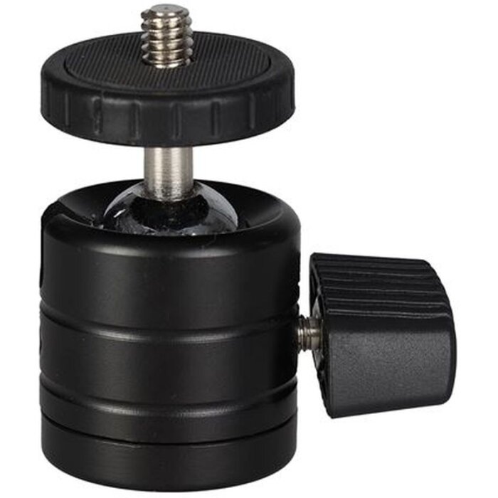 Falcon Eyes Mini Ball Head Black MPH-2 filettatura da 1/4" e 3/8"
