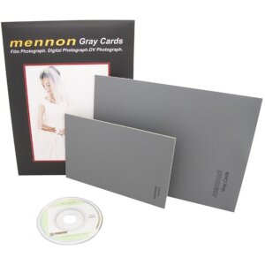 Carte grigie Falcon Eyes 1x A5, 1x 10x15 + CD di istruzioni