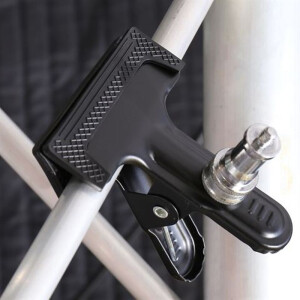 Morsetto Falcon Eyes CL-CLIP con adattatore per spigot di 76 mm di larghezza fino a 40 mm di spessore