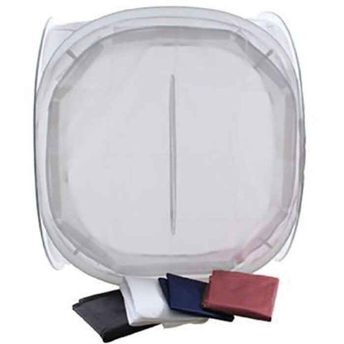 Falcon Eyes LFPB-2 Tenda da tiro pieghevole 60x60 cm con 4 sfondi e custodia