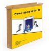 Box di registrazione Linkstar PBK-50 50x50 pieghevole + 2x50W lampade