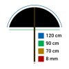 Linkstar Ombrello Reflex Softbox Riflettente URF-102R 120 cm