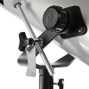 Telescopio riflettore Byomic entry-level 76-700 argento con custodia