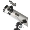 Telescopio riflettore Byomic entry-level 76-700 argento con custodia