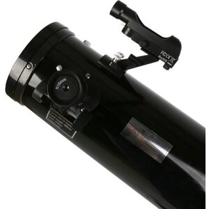 Telescopio a riflettore Byomic G 114-900 EQ-SKY Astronomia per principianti Nero
