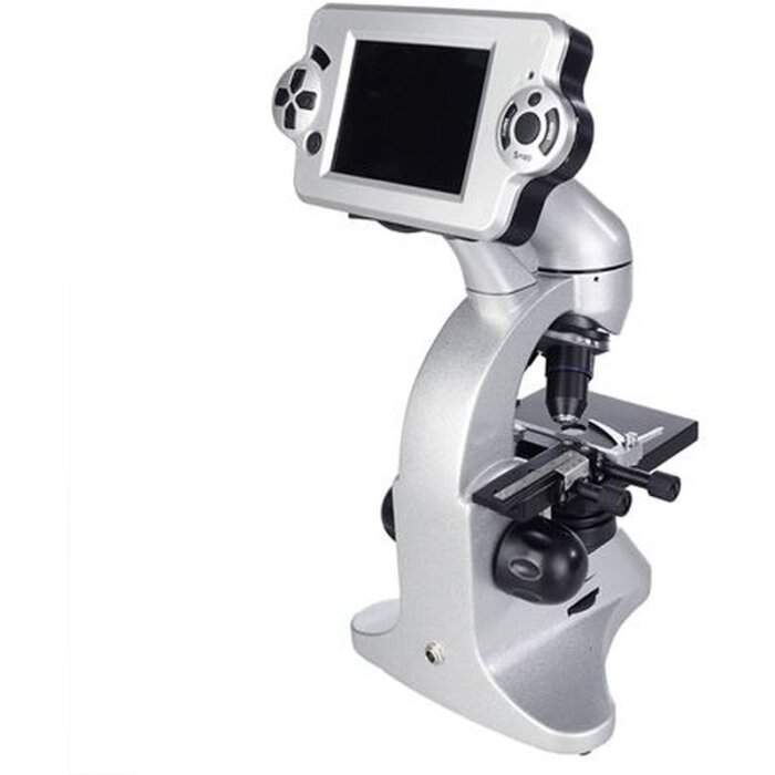 Microscopio Byomic 3,5" LCD Deluxe 40x-1600x Custodia