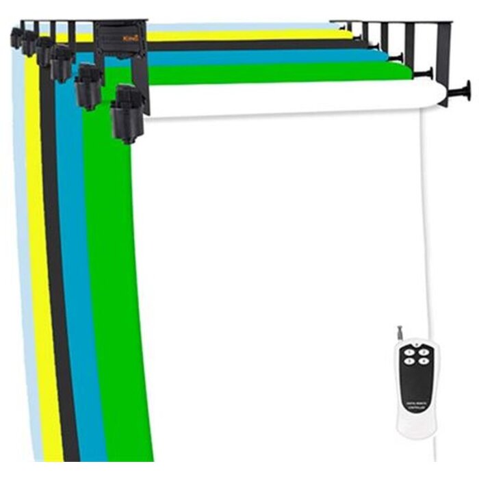 Sistema di sottofondo elettrico StudioKing B-6WE per 6 bobine