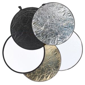 StudioKing Riflettore 5 in 1 CRC582 82 cm Argento Oro...