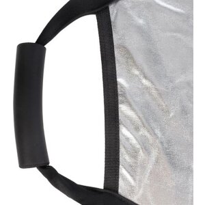 StudioKing Riflettore CRGGS60 Oro Argento con manico 60 cm