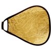 StudioKing Riflettore CRGGS60 Oro Argento con manico 60 cm