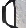 StudioKing Riflettore CRGGS60 Oro Argento con manico 60 cm