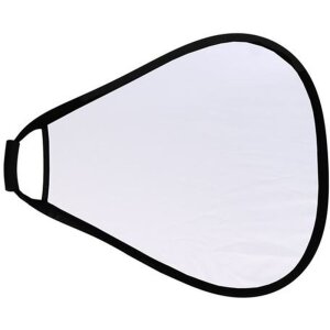 StudioKing Riflettore CRGSW60 Bianco Argento con maniglia 60 cm