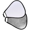 StudioKing Riflettore CRGSW60 Bianco Argento con maniglia 60 cm