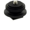 Adattatore hotshoe per fotocamere Falcon Eyes SP-03HS con filettatura interna ed esterna da 1/4
