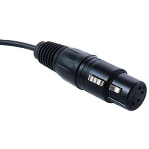 Connettore femmina XLR a 4 poli Rolux con presa a D maschio RL-C3