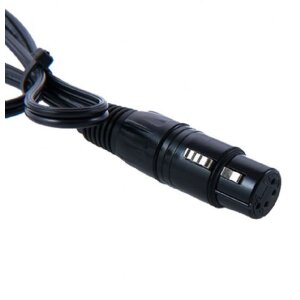 Connettore femmina XLR a 4 poli Rolux con presa a D maschio RL-C3