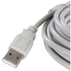 Cavo USB 2.0 standard da 5 m da A a B grigio