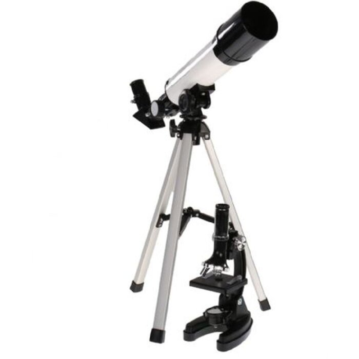 Set di telescopi microscopio per principianti Byomic in valigetta con ingrandimento 300x-1200x