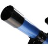 Telescopio Byomic Junior 40-400x per astronomia per principianti blu con treppiede