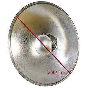 StudioKing SK-BD420 Beauty Dish Silver 42 cm con nido dape