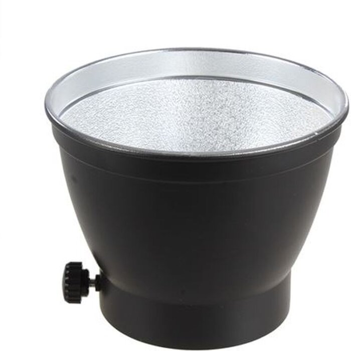 Riflettore StudioKing SK-SR15 per flash da studio da 9,5 cm, argento