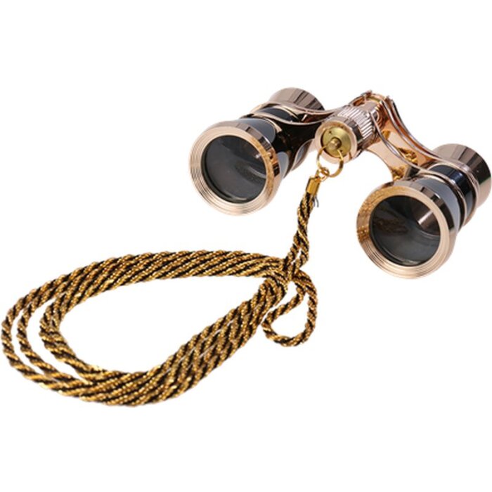 Byomic Theatre Binocolo 3x25 Oro-Nero - Compatto ed elegante
