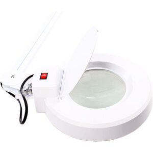Lente dingrandimento da tavolo Byomic v2 con morsetto LED...