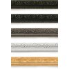 Cornice Walther in vero legno Barocco oro 40x50 cm con passe-partout 28x35 cm