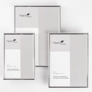 Walther portafoto in metallo Clou 13x18 cm argento lucido