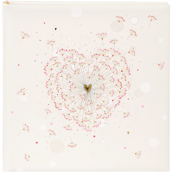 Album fotografico Goldbuch Golden Heart 30x31 cm 60 pagine bianche