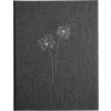 Libro di condoglianze Goldbuch Summertime copertina in lino antracite 21x28 cm