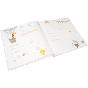 Album per bambini Goldbuch Balloon Journey Girl 30x31 cm 60 pagine glassine