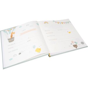 Album per bambini Goldbuch Eddy blu 30x31 cm 60 pagine bianche in carta naturale
