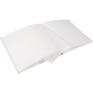Album per bambini Goldbuch Toy Zoo 30x31 cm 60 pagine bianche motivo animali in rilievo argento