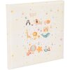Album per bambini Goldbuch Toy Zoo 30x31 cm 60 pagine bianche motivo animali in rilievo argento