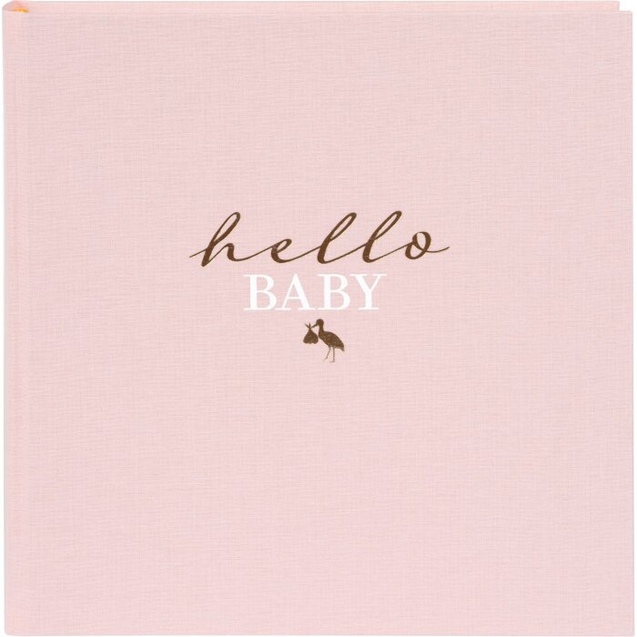 Album per bambini Goldbuch hello.baby rosé 30x31 cm 60 pagine bianche