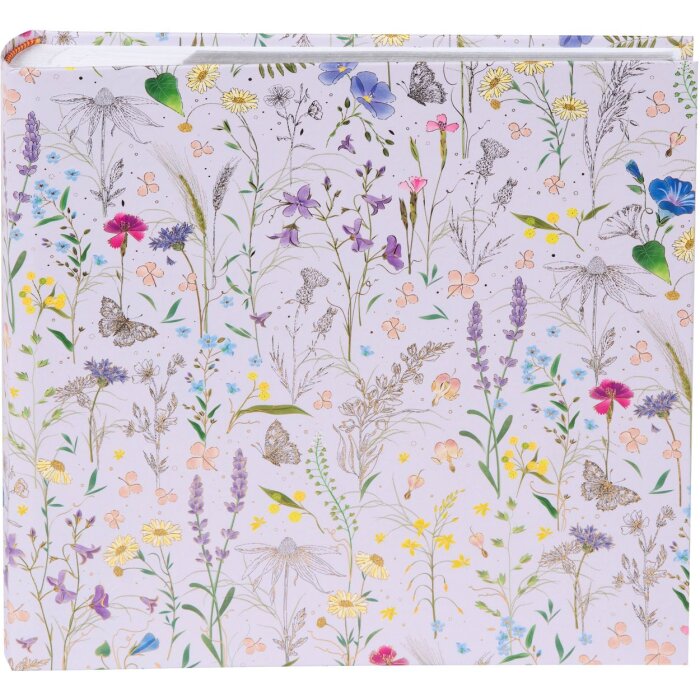 Album slip-in Goldbuch Summer Meadow lilla per 200 foto 10x15 cm