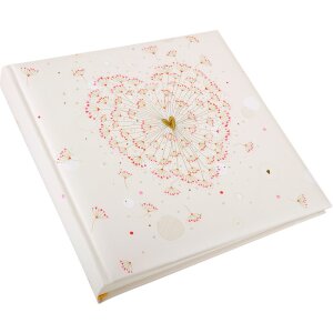 Album fotografico Goldbuch Golden Heart 25x25 cm 60 pagine bianche