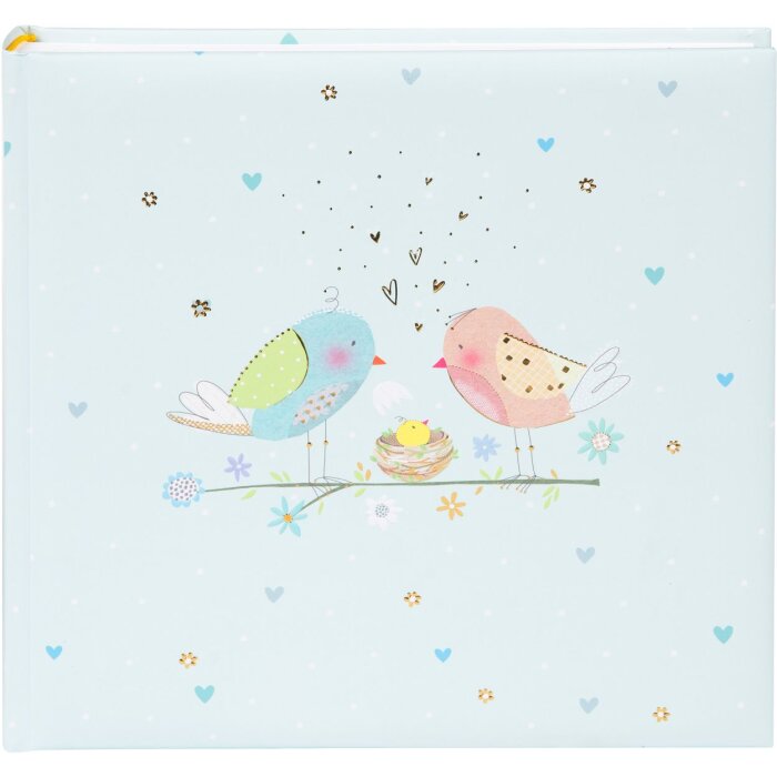 Album fotografico Goldbuch Loving Birds Boy 25x25 cm 60 pagine bianche