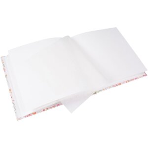Album fotografico Goldbuch Pianta rossa 25x25 cm 60 pagine bianche con vetro