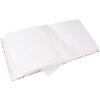 Album fotografico Goldbuch Pianta rossa 25x25 cm 60 pagine bianche con vetro