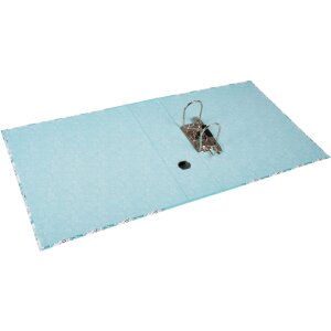 Cartella Goldbuch motivo scuola blu meccanismo a 2 anelli 8 cm dorso DIN A4