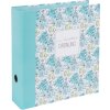Cartella Goldbuch motivo scuola blu meccanismo a 2 anelli 8 cm dorso DIN A4