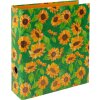 Cartella Goldbuch motivo Girasole verde meccanismo a 2 anelli 8 cm dorso DIN A4