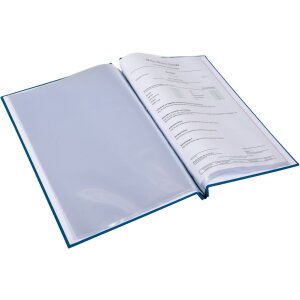 Cartella per certificati Goldbuch DIN A4 Bella Vista petrol 12 tasche