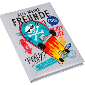 Libro degli amici Goldbuch Skater 15x21 cm 88 pagine illustrate