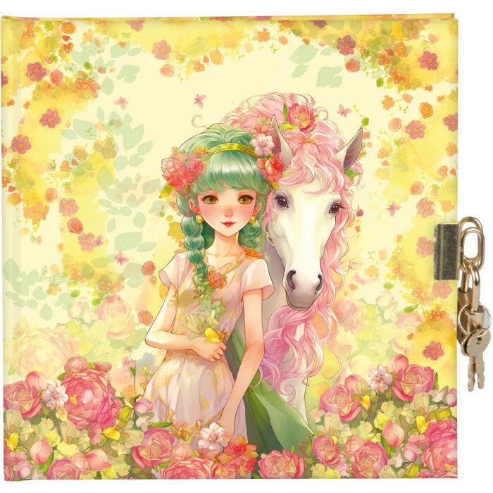 Agenda Goldbuch con chiusura Akira 16,5x16,5 cm 96 pagine bianche