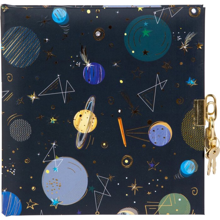 Agenda Goldbuch con chiusura Universe 16,5x16,5 cm 96 pagine bianche