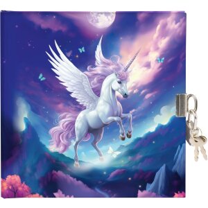 Agenda Goldbuch con chiusura Diana Unicorn 16,5x16,5 cm...